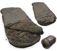 NGT Profiler Deluxe 5 Season Carp Fishing Sleeping Bag with Thermal Fleece Warm