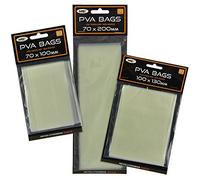 NGT PVA Fast Dissolving Carp Bags Non Residue All Types Sizes for Fishing (One of Each)