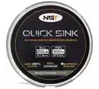 NGT Quick Sink Braid Carp Fishing Line Moss Green 20-25lb - Large 300m Spool (20lb)