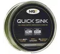 NGT Quick Sink Braid Carp Fishing Line Moss Green 20-25lb - Large 300m Spool (25lb)