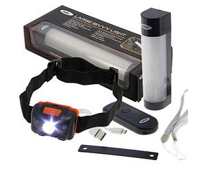 NGT Rechargeable Bivvy Tent Light Power Bank Remote Small Large WITH FREE HEADTORCH (Large)
