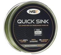 NGT Spool Of 'Quick Sink' Moss Braid - Green, 25 lb