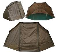 NGT XPR Brolly Shelter System Carp Fishing Bivvy 60" With Storm Poles Wide