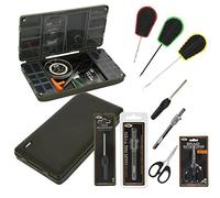 NGT XPR FISHING TACKLE BOX SYSTEM. HOOK TYER SCISSORS BAITING TOOLS SHARPENER