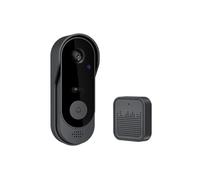 NGTFDCP Camera Door Bell, 2Pcs HD Wireless Waterproof Doorbell Camera, Night Vision & Voice Change Smart Home Security System Monitor Smart Life Two-Way Audio