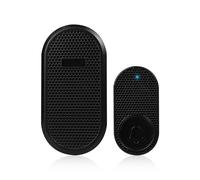 NGTFDCP Camera Door Bell, Wireless Doorbell Waterproof Button Smart Home Door Bell with Loud Chime and LED Indicator for House Apartment Office Two-Way Audio(1 Receiver 1 Button)