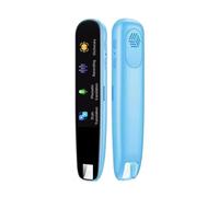 NGTFDCP Voice Translator, Offline Translation Pen For Teacher Student Dictionary English Intelligent Scanning Point Reading 123 Languages Translator,for Translation(Blue)