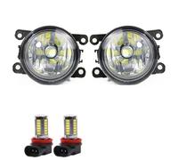 NGVCDXS Automotive fog Compatible With Opel For Meriva 2003 2004 2005 2006 2007 2008 2009 2010 OEM:9270157 Pair Left Right Front Fog Lights Lamp Assembly Accessories(With L10 White)