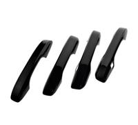 NGVCDXS Exterior Door Handle Covers Compatible with Civic 2022 2023 2024 Car Carbon Fiber Style Exterior Door Handle Moulding Cover Trim W/Keyless Entry Decor Accessories(Gloss Black)