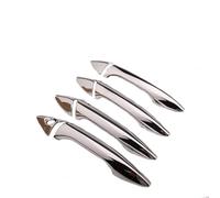 NGVCDXS Exterior Door Handle Covers Compatible with Hyundai for Elantra 2012 2013 2014 2015 2016 Chrome Carbon Fiber Door Handle Cover Trim Set Stickers Car Styling Parts(Silver)