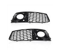 NGVCDXS Fog Lamp Light Grill Compatible With A4 B8 RS4 Style Refitted Vehicle Only 2012 Car Front Fog Light Mesh Grille Cover Lamp Honeycomb Replacement Parts