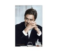 NGVDE Alain Delon Poster Canvas Poster Wall Art Decor Print Picture Paintings for Living Room Bedroom Decoration Unframe-style 24x36inch(60x90cm)