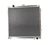 NGYBSFHxsr 2 ROW Aluminum Radiator, Compatible For Toyota Sequoia Tundra Pickup 8cyl 5.7L 3UR-FE Manual MT 2007-2013