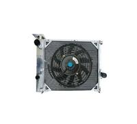 NGYBSFHxsr 2 Rows RADIATOR ALUMINUM RADIATOR FAN, Compatible For BMW E34 525 525i 530 M50 Engine 1986-1996 MT