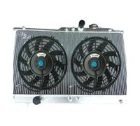 NGYBSFHxsr 2Row Aluminum Radiator, Compatible For Dodge Stratus Chrysler Sebring 3.0L V6 6G72 EER 2.7L EGF 3.5L 2000-2006 MT OR With FAN(Radiator And 2 Fan)