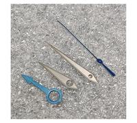 NH34 Dial NH34 Hands Ripple Surface Watch Dial for Seiko 28.5mm Diving Watch Modification Accessories(Blue)