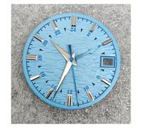 NH34 Dial NH34 Hands Ripple Surface Watch Dial for Seiko 28.5mm Diving Watch Modification Accessories(Set-3 648-3 1307-1)