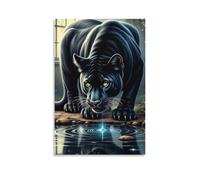 NHASOHEOP Black Panther Wall Decor Poster Canvas Prints Picture Modern Wall Art Picture Wall Hanging for Bedroom Living Room Decor 16x24inch(40x60cm)