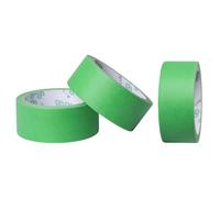 NHBETYS 3 Rolls Low Tack Masking Tape,Painters Tape Decorators Tape, Low Tack Masking Tape 20 mm x 20 m Painters Masking Tape Masking Painting Tape for Renovation Work(Green)(Green)
