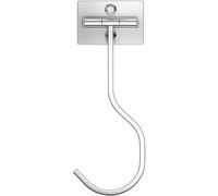 NHBETYS Banana Hanger Hook Folding Metal Under Cabinet Holder Kitchen Hook, Folds Up with Magnets When Not in Use, Keep Bananas Fresh(Sliver)