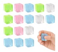 NHCDFA 16 Ice Cube Squishy, Mini Squishies, Fun Relieving, for Squishy Lovers, Nice Gifts for Adult