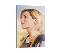 NHDERYBNF Actor Poster Jodie Whittaker Poster Decorative Painting Canvas Wall Posters And Art Picture Print Modern Family Bedroom Decor Posters 12x18inch(30x45cm)