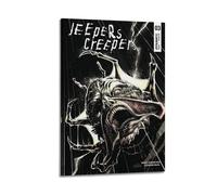 NHDERYBNF Jeepers Creepers Poster Poster Decorative Painting Canvas Wall Posters And Art Picture Print Modern Family Bedroom Decor Posters 12x18inch(30x45cm)