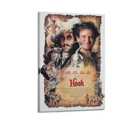 NHDERYBNF Movie Captain Hook Poster Poster Decorative Painting Canvas Wall Posters And Art Picture Print Modern Family Bedroom Decor Posters 16x24inch(40x60cm)