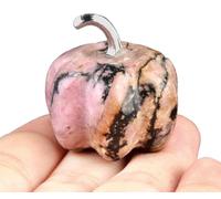 NHDVDVAV Natural Crystal Pumpkin Figurine Mini Carved Healing Stones Statue