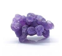 NHDVDVAV Natural Raw Crystals Mineral Specimen, Grape Agate Stones Rough Gemstones,Raw Crystals and Healing Stones,Irregular Original Shape,100g,2~4cm