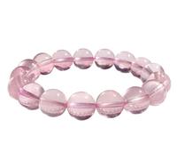 NHDVDVAV Natural Star Rose Quartz Gemstone Beaded Bracelet,Stretch Strand Charm Jewelry Gift for Birthday Mothers Day Valentine's Day Anniversary