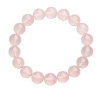 NHDVDVAV Natural Stone Pink Gemstone Beaded Stretch Bracelet,Rose Quartz Beaded Yoga Banglet for Women,Birthday Jewelry Gift for Her Teens Adults Friends,11.5mm