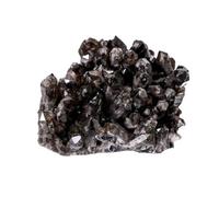 NHDVDVAV Smoky Quartz Crystal Cluster Natural Healing Raw Crystal Stone Irregular Crystal Cluster Geode Home Decoration Gemstone Specimen,80~160g