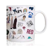 Nhemeylp Coffee Mug Singer Inspired Coffee Cup Personalised Mug Comfortable to Hold Delicate Smooth Office Tea Cup Customised Gift Suitable for Music Lover for Man Women, 350ML