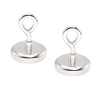 NHESWA Door Hooks for Hanging Coat,Rotatable Swivel Swing, Diameter 32Mm Heavy Duty Hook Suitable for Refrigerator and Other Magnetic Surfaces,1 Pcs(C1 2pcs,HNG20)