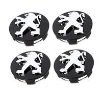 NHGTFOQ 4PCS Car Hub Centre Caps,for Peugeot 5008 5 Seats 2017-2025 56mm Wheel Hubcaps,Durable Car Wheel Center Hub Cover Replacements Dustproof, Anti-Rust,A