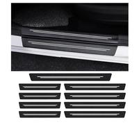 NHGTFOQ 9 Pcs Car Door Sill Protectors, for Opel Adam 2012 2013 2014 2015 2016 2017 2018 2019 Carbon Fibre Effect Entry Guards Anti-Scratch Step Strips Durable Accessories,B