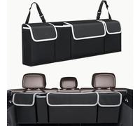 NHGTFOQ Car Boot Organiser, for Audi Q4 E Tron Sportback 2021-2023 2024 2025 2026 Car Backseat Hanging Organizer,Durable Collapsible Organiser with Adjustable Straps