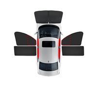 NHGTFOQ Car Sunshade, for JEEP Wrangler Robin Hood 4-door 2014-2018 Windscreen Sun Shade Side Window Privacy Blocker UV Ray Protection Foldable Interior Heat Shield,C