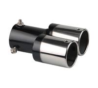 NHGTFOQ Double Exhaust Tip, for Peugeot 2008 II Active/2008 GT/2008 Active 2019-2025 2026 Dual Muffler Pipe Tailpipe Trim Stainless Steel Car Chrome End Resonator Stylish Mod Parts,B