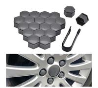 NHGTFOQ Wheel Nut Caps, for Opel Vauxhall Corsa F/Corsa e 2019-2022 2023 2024 2025 Lug Nut Covers Wheel Bolt Nut Covers Hexagon Plastic Tyre Bolt Caps Dustproof Protection Tool,B-17mm