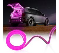 NHHEO Car LED Strip Light For Trunk, 158Inch IP67 Silicone Waterproof Neon Light Strip Embedded, Flexible Cutting Universal Auto Interior Lights(Pink)
