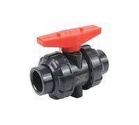 NHJSDLLMNZ Hose Connector Valve,Ball Valve, 20mm 25mm 32mm 40mm 50mm PVC Ball Valve/Union Valves, PVC Water Pipe Connector Plumbing Hose Fittings Slip Shut Valve(20mm (DN15))