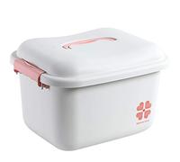 NHJSDLLMNZ Medicine storage box Plastic Storage Box First Aid Medical Kit Medicine Pill Holder Organizer Portable Multi-use Household Container, 3.5L(6.5L)