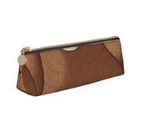 NHKDY Brown Bear Pencil Bag Durable Pen Case with Zipper Pen Box for Cosmetic Students Travel