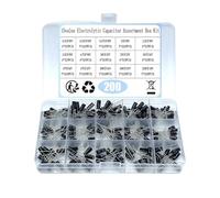 NHKSFBLQ 1000Pcs/lot 0.1UF-1000UF 15/24/36Values Aluminum 10-50V Mix Electrolytic Capacitor Assorted Kit and Storage Box(15Values Box)