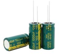 NHKSFBLQ 20PCS 100V1000UF Electrolytic Capacitor 1000UF 100V 18x35mm