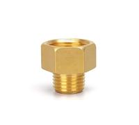 NHKSFBLQ M14 M16 M18 M20 M22 M24 1/8" 1/4" 3/8" 1/2" Female To Male Thread Brass Pipe Fitting Adapter Coupler Connector(F M20x1.5-M M22x1.5)