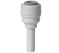 NHKSFBLQ Straight Elbow Tee 1/4" 3/8" 1/2" Inch OD Tube Plug Barb POM Quick Fitting Connector Aquarium Water Purifier Filter RO System(1l4 Tube To 1l4 Plug)