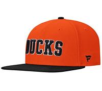 NHL Anaheim Ducks Men Cap Black-Orange, 100% Cotton,